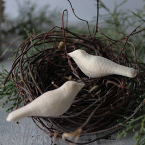 Little Wooden Bird Pin - Tribe Castlemaine