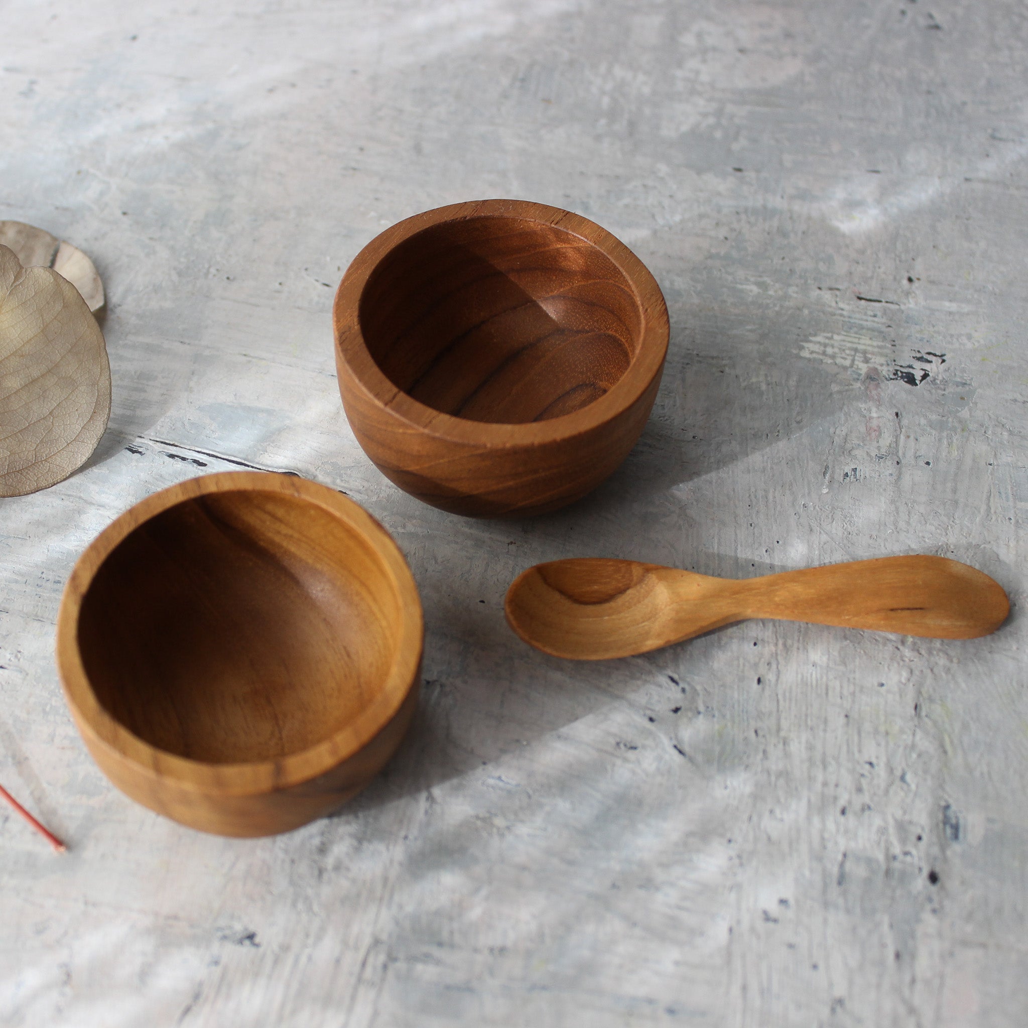 Little Wooden Cups, Dishes & Spoons - Tribe Castlemaine