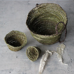 Local Handwoven Flax Baskets - Tribe Castlemaine