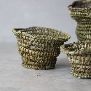 Local Handwoven Flax Baskets - Tribe Castlemaine