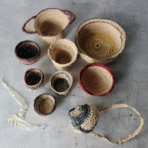 Local Handwoven Raffia Baskets - Tribe Castlemaine