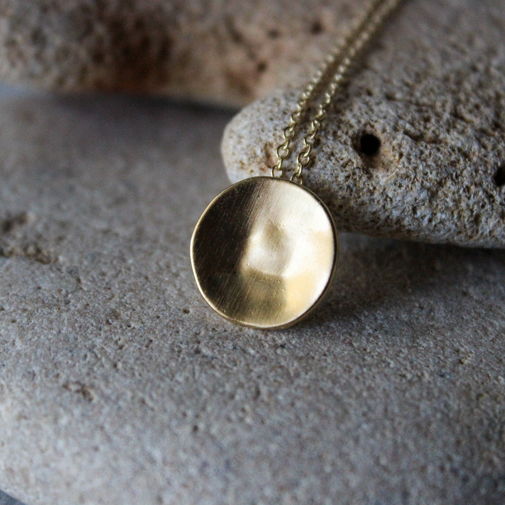 Mediterranean Gold Disc Necklace - Tribe Castlemaine