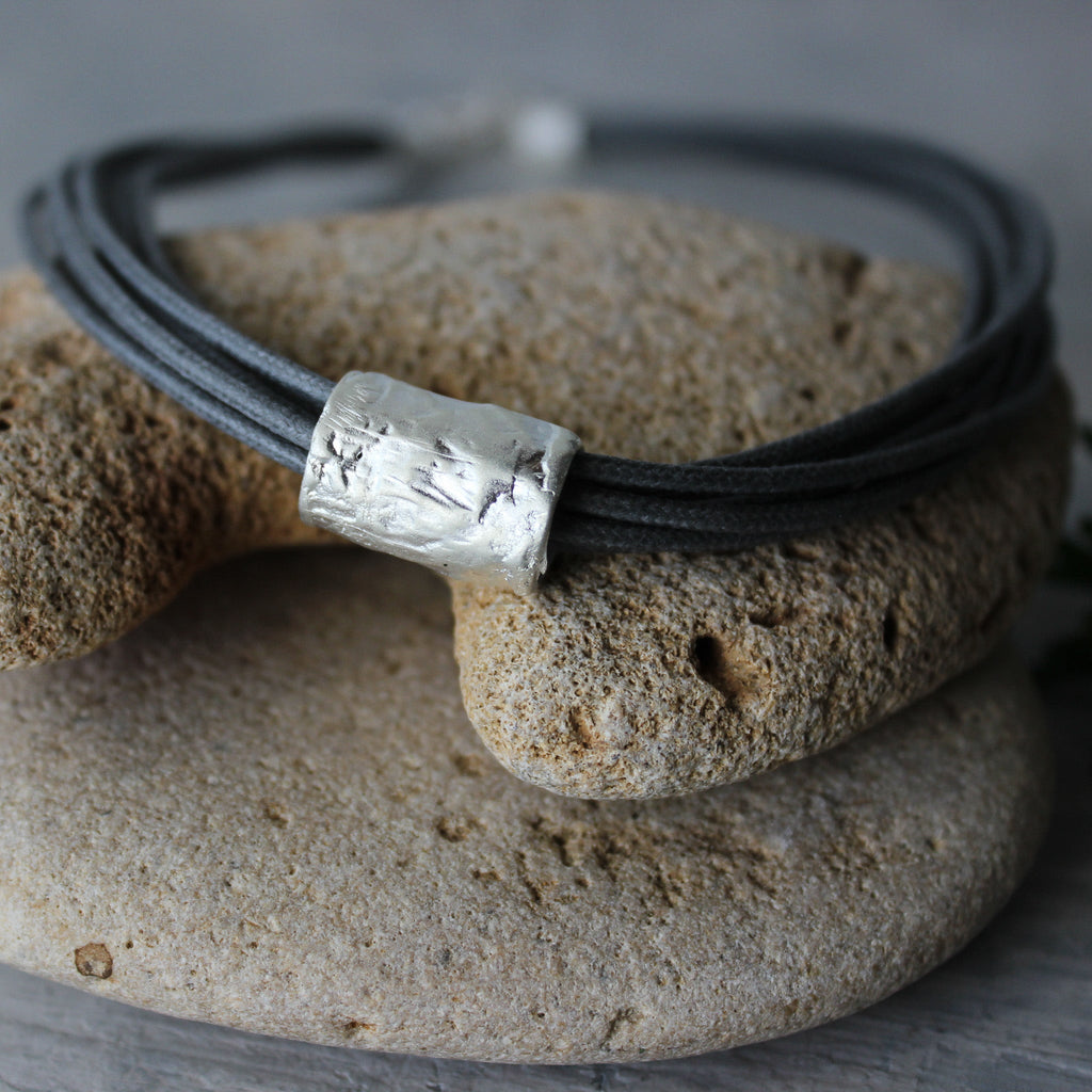Mediterranean Silver Tube Necklace - Tribe Castlemaine