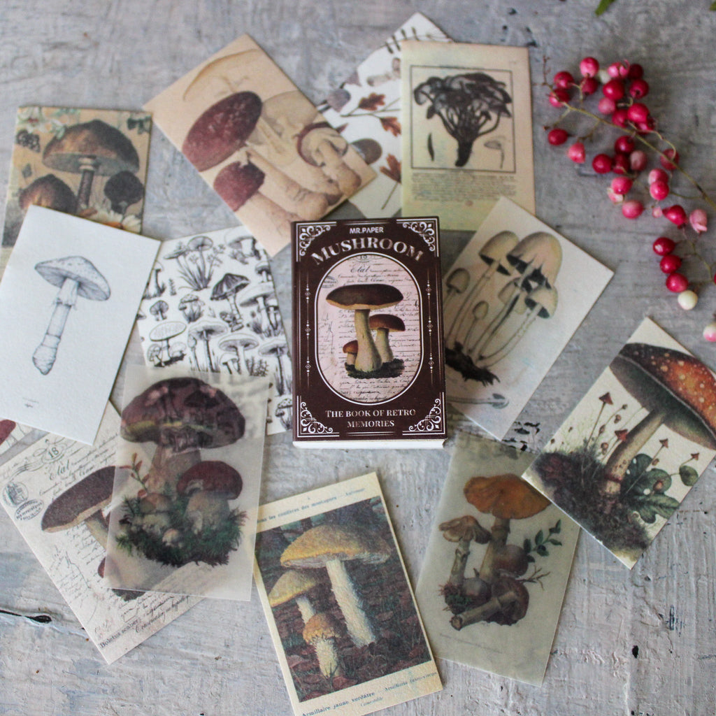 Mini Memo Book : Mushrooms - Tribe Castlemaine