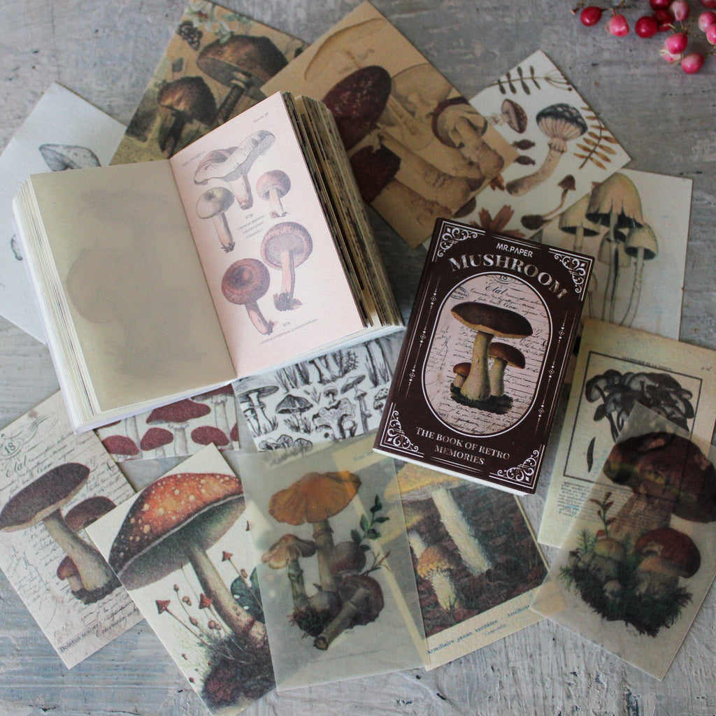Mini Memo Book : Mushrooms - Tribe Castlemaine