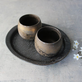 Minoyaki Bronze Tea Cup Set - Tribe Castlemaine