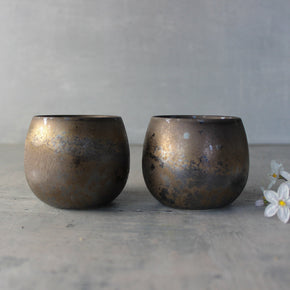 Minoyaki Bronze Tea Cup Set - Tribe Castlemaine