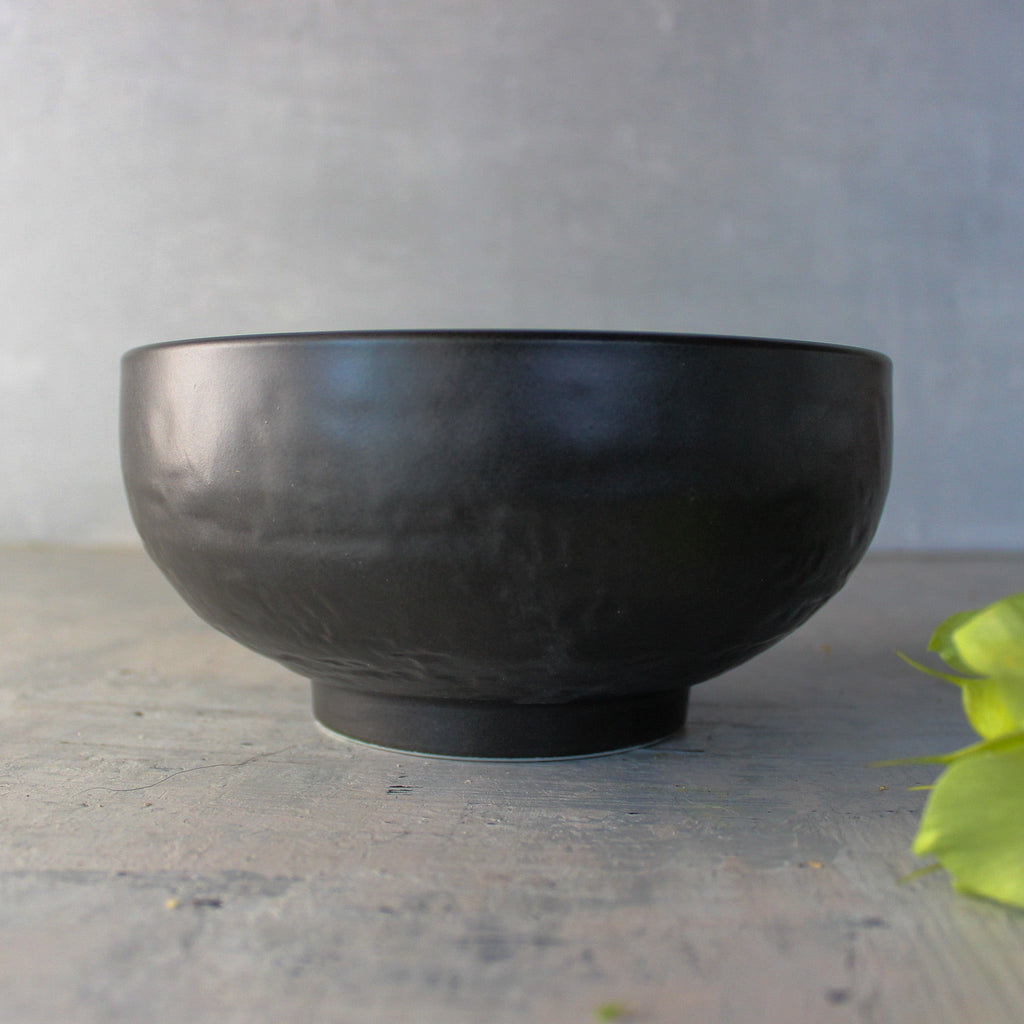 Minoyaki Donburi Bowl : Black - Tribe Castlemaine
