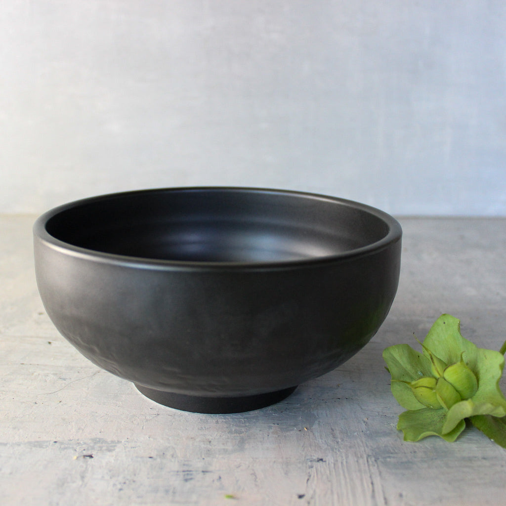 Minoyaki Donburi Bowl : Black - Tribe Castlemaine