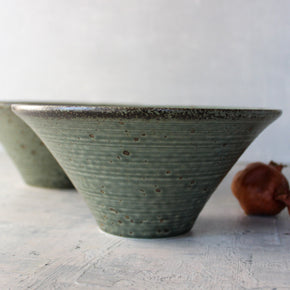 Minoyaki Donburi Bowl : Green - Tribe Castlemaine