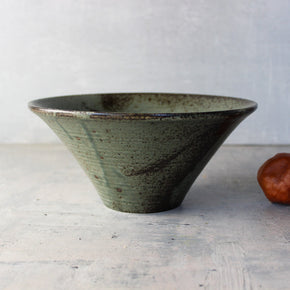 Minoyaki Donburi Bowl : Green - Tribe Castlemaine