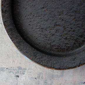 Minoyaki Kayame Black Plate - Tribe Castlemaine