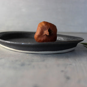 Minoyaki Kayame Black Plate - Tribe Castlemaine