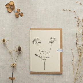 Mono Botanical Print Greeting Cards - Tribe Castlemaine