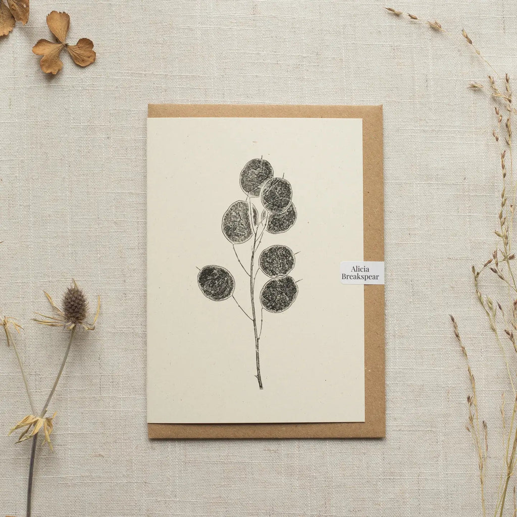 Mono Botanical Print Greeting Cards - Tribe Castlemaine