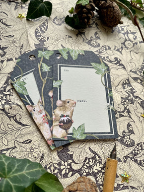 Christmas Mice Gift Tags