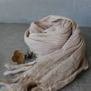 Natural Dyed Handwoven Cotton Scarves - Tribe Castlemaine