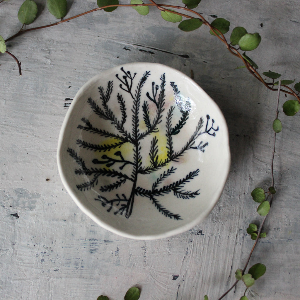 Painted Porcelain Trinket Dish #2 - Tribe Castlemaine