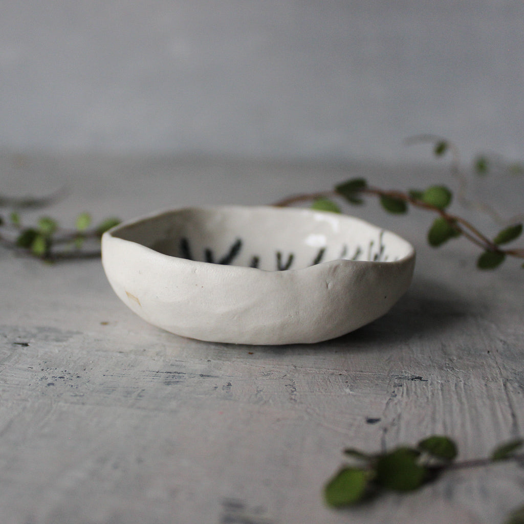 Painted Porcelain Trinket Dish #2 - Tribe Castlemaine