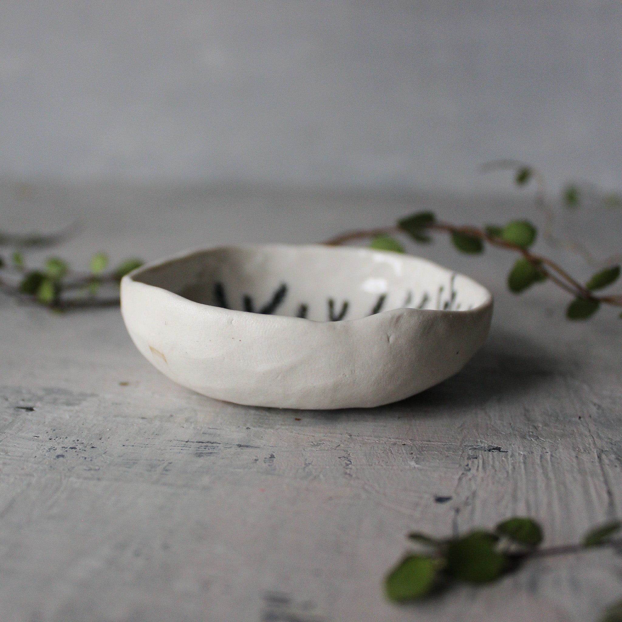 Painted Porcelain Trinket Dish #2 - Tribe Castlemaine