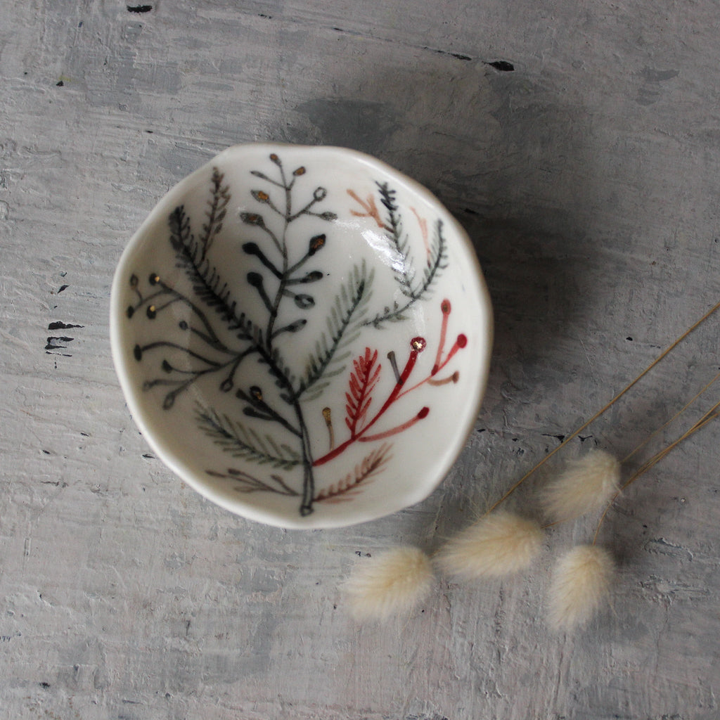 Painted Porcelain Trinket Dish 5 - Tribe Castlemaine
