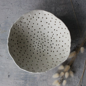 Pierced Ceramic Bowl - Tribe Castlemaine