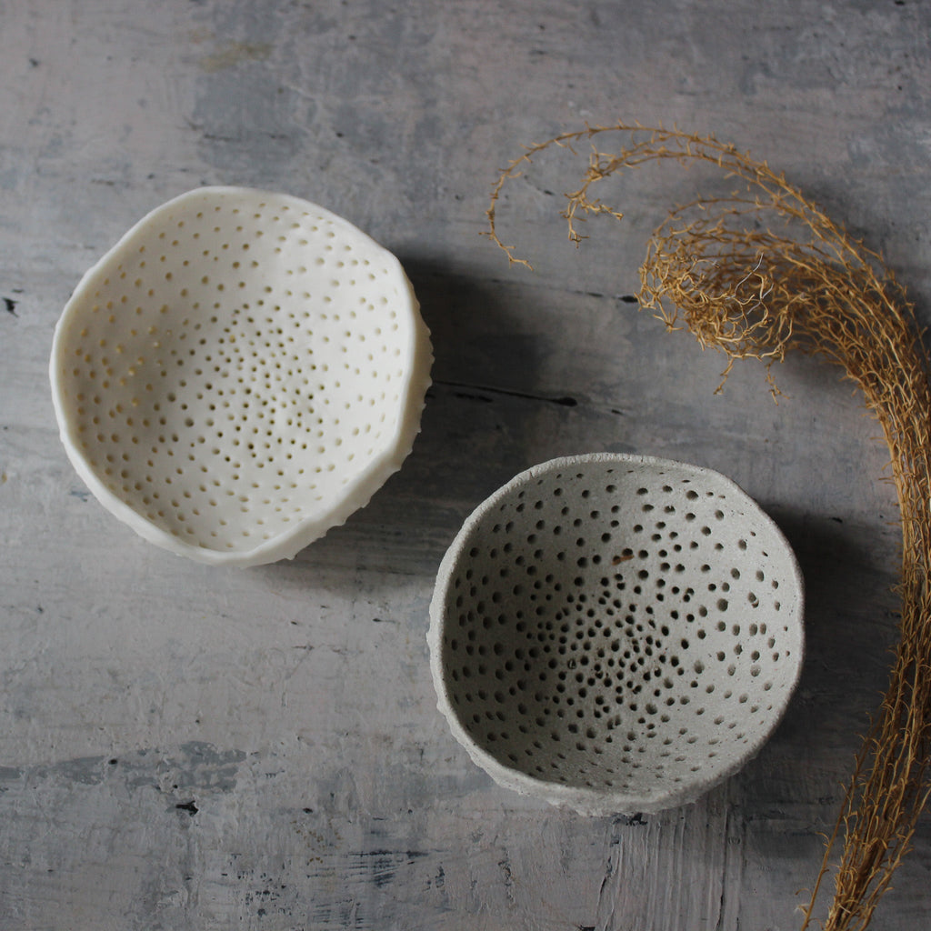 Pierced Ceramic Dishes - Tribe Castlemaine
