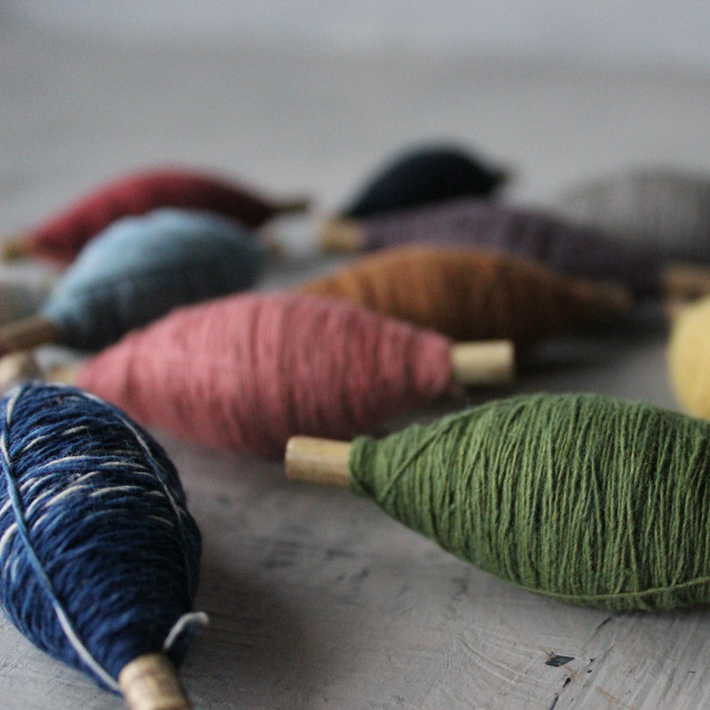 Plant Dyed Cotton Thread Bobbins - Tribe Castlemaine