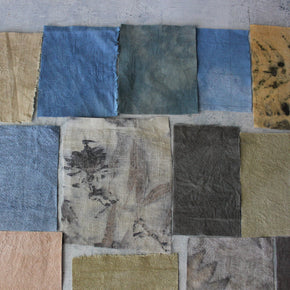 Plant Dyed Fabric Remnant Pack - Tribe Castlemaine