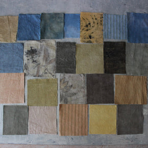 Plant Dyed Fabric Remnant Pack - Tribe Castlemaine