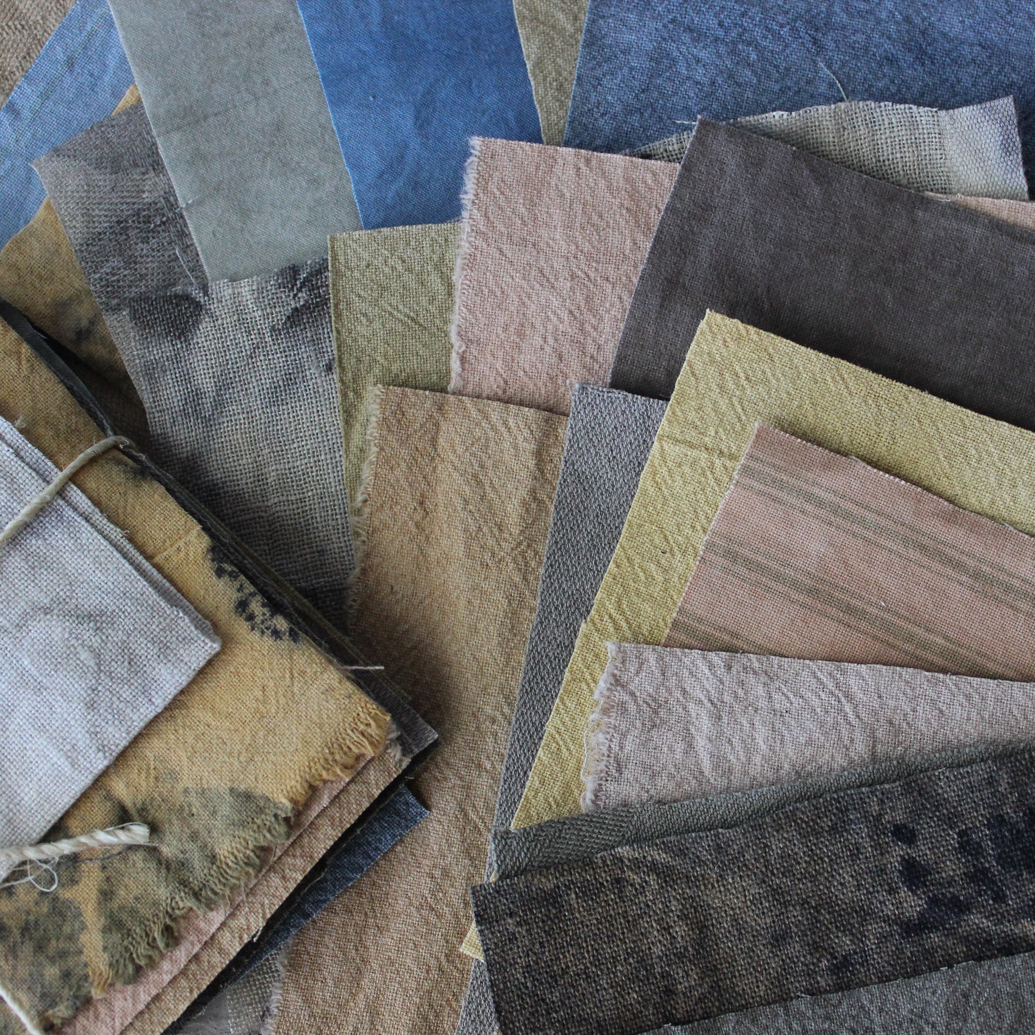 Plant Dyed Fabric Remnant Pack - Tribe Castlemaine