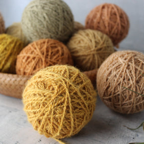 Plant Dyed Handspun Wool Yarn - Tribe Castlemaine