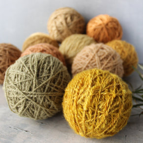 Plant Dyed Handspun Wool Yarn - Tribe Castlemaine