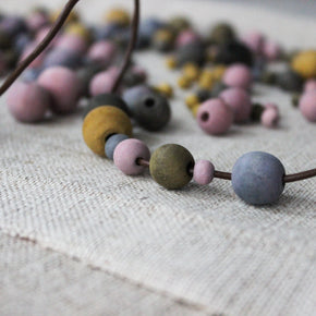 Plant Dyed Wooden Bead Kit - Tribe Castlemaine