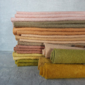 Plant Dyed Wool Felt Sheets - Tribe Castlemaine