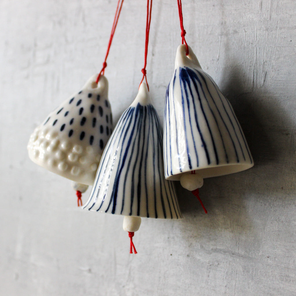 Porcelain Bells Blue Detail - Tribe Castlemaine