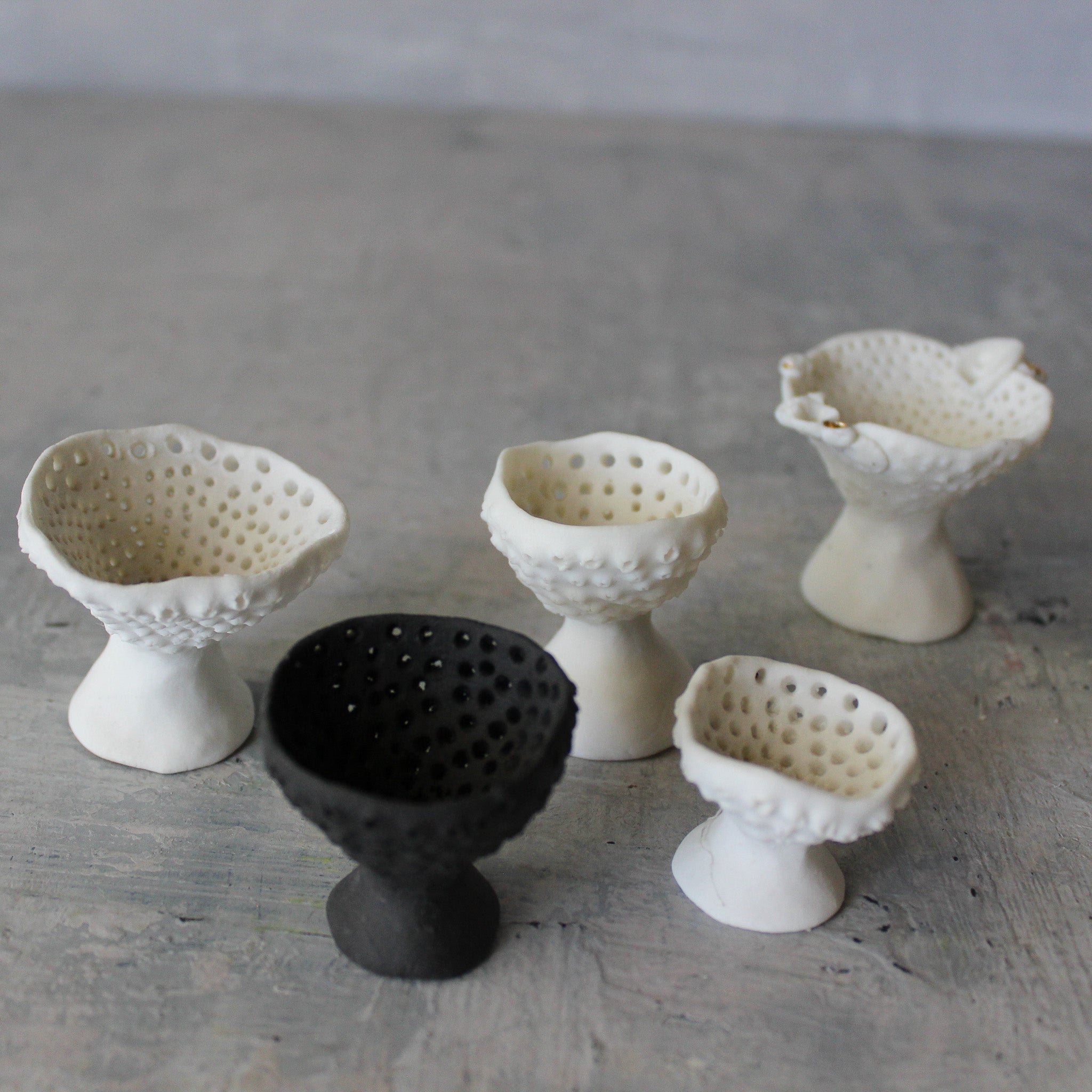 Porcelain 'Fungi' Vessels - Tribe Castlemaine