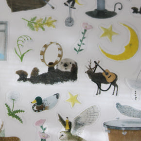 Protagonists Japanese Sticker Sheet - Tribe Castlemaine