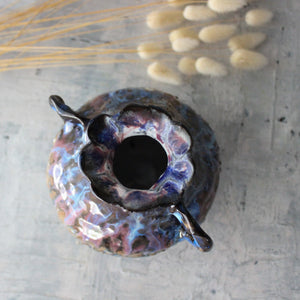 RAW Dark Large Urn Vase - Tribe Castlemaine