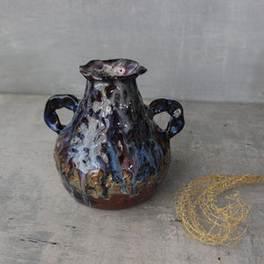RAW Dark Large Urn Vase - Tribe Castlemaine