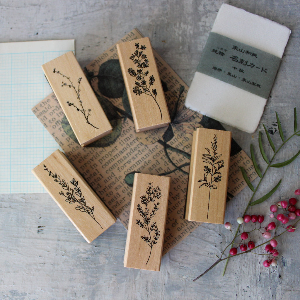 Rubber Stamps Botanical Stems - Tribe Castlemaine