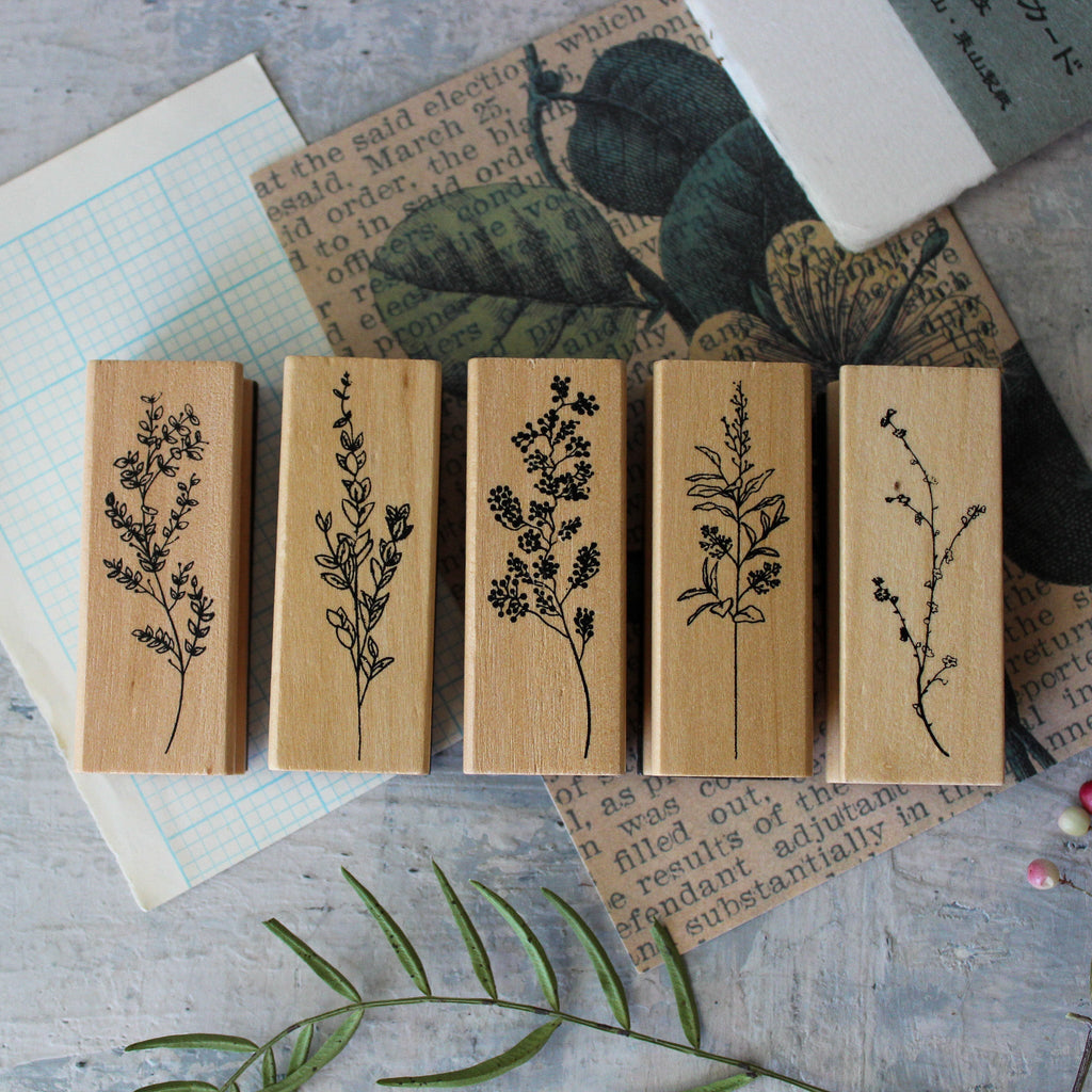 Rubber Stamps Botanical Stems - Tribe Castlemaine
