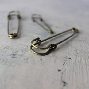Safety Pins Vintage Style - Tribe Castlemaine