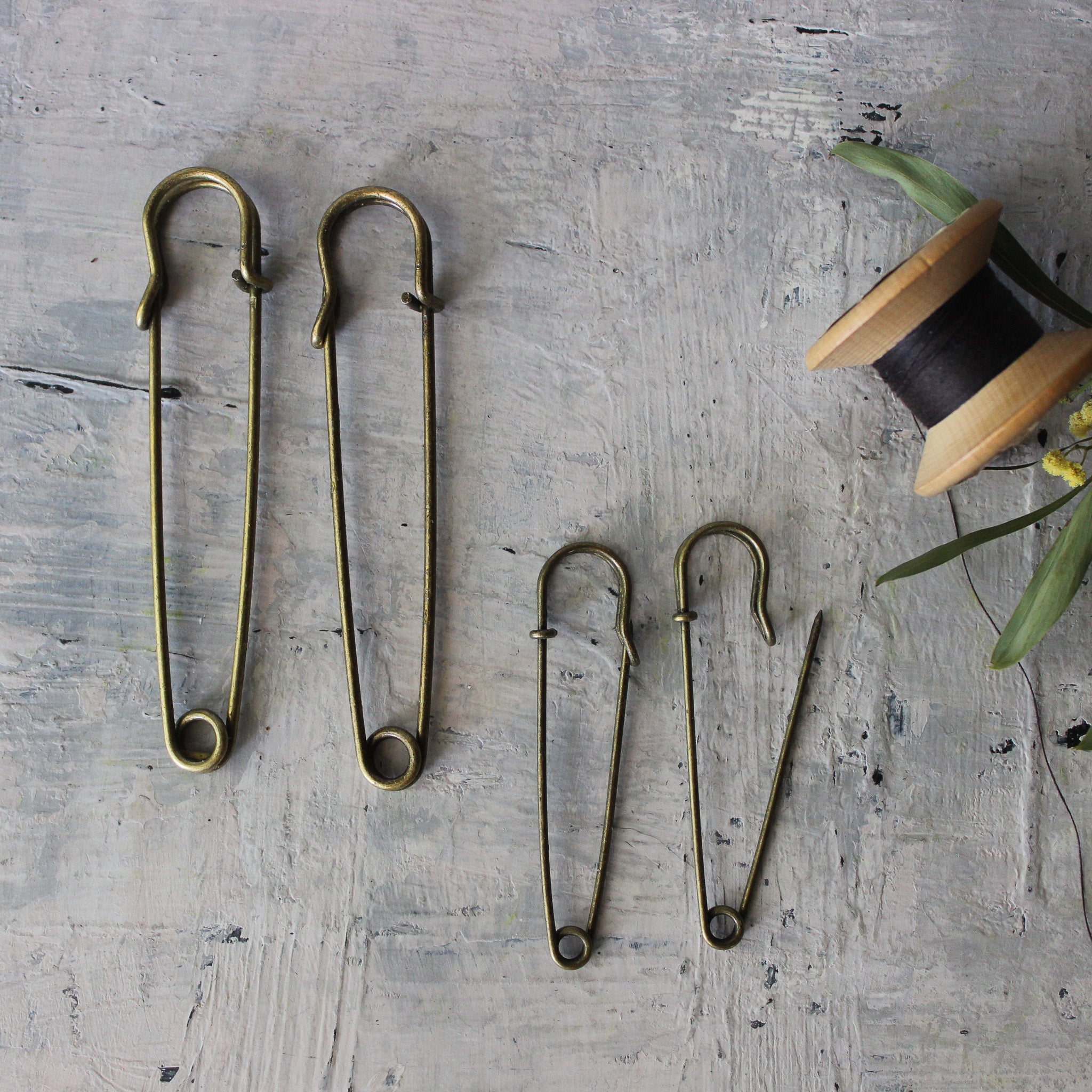 Safety Pins Vintage Style - Tribe Castlemaine