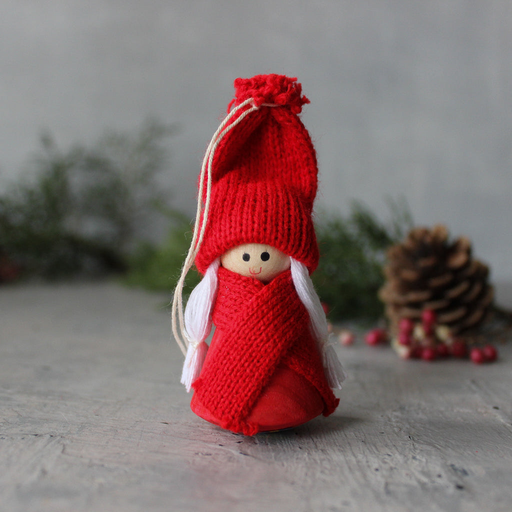 Scandi Santa Hedda Hanging Ornament - Tribe Castlemaine