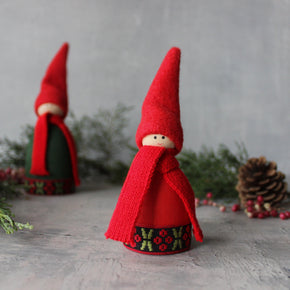 Scandi Santa Standing Ornaments - Tribe Castlemaine