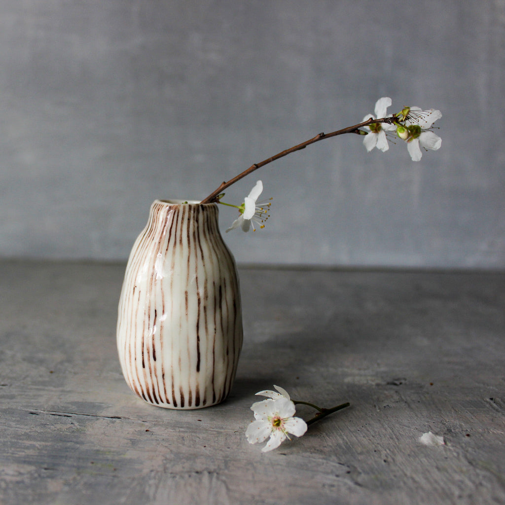 Sepia Line Bud Vase - Tribe Castlemaine