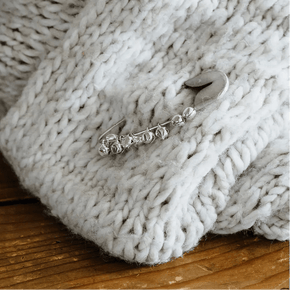 Silver Bell Safety Pin - Tribe Castlemaine