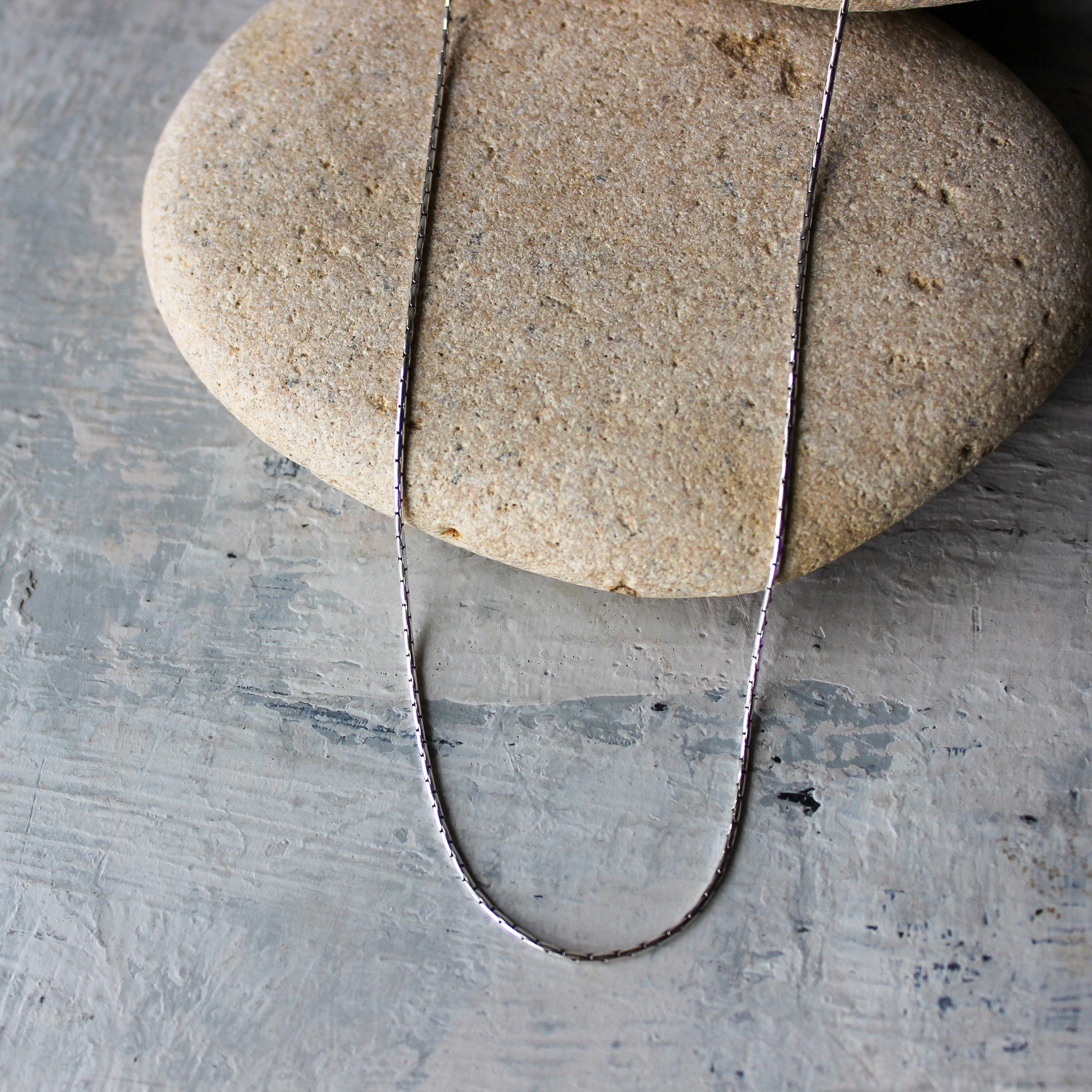 Silver Snake Chain Necklace - Tribe Castlemaine