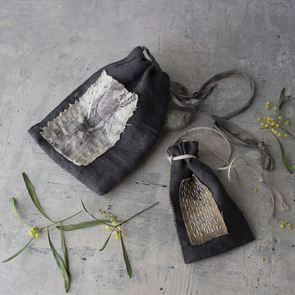 Slow Stitch Amulet Pouch - Tribe Castlemaine